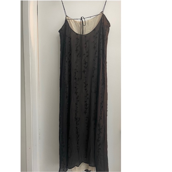 Aritzia Shimmy Silk Slip Dress - Picture 2 of 2